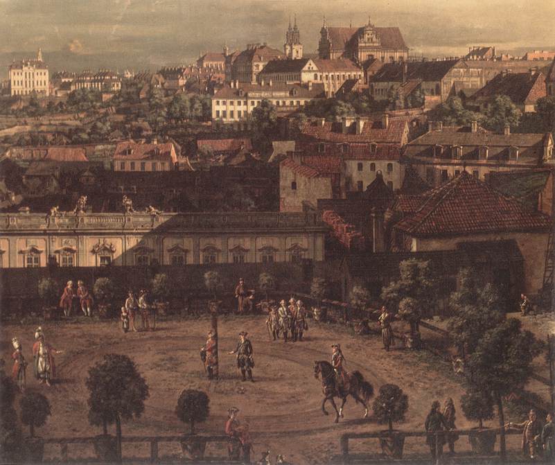 BELLOTTO, Bernardo View of Warsaw from the Royal Palace (detail) fh